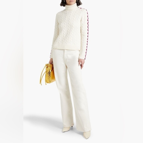 Derek Lam 10 Crosby Pippa Turtleneck Sweater Ivory Women's Size Small 💗 NWOT - Picture 1 of 10